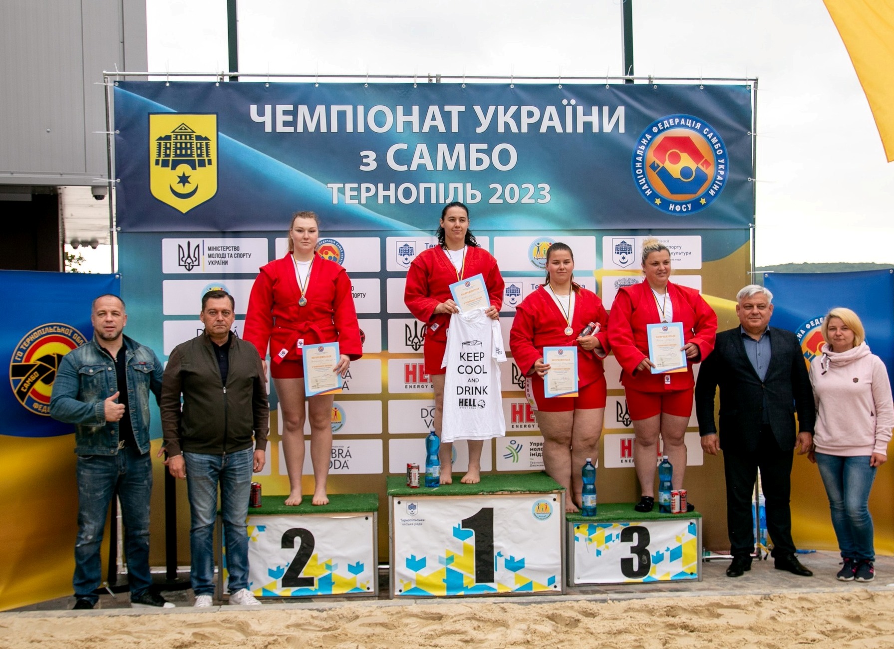 Марія Бала (справа) - бронзова призерка чемпіонату України
